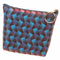 3D Lenticular Purse with Key Ring (Geometric)